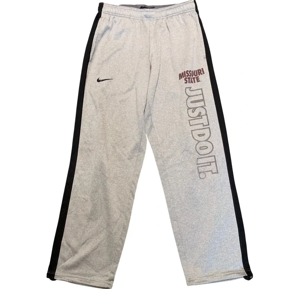 Nike Therma-FIT Missouri‎ State Just Do It Grey Sweatpants Mens Medium